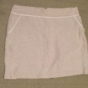 LOFT linen skirt with side pockets